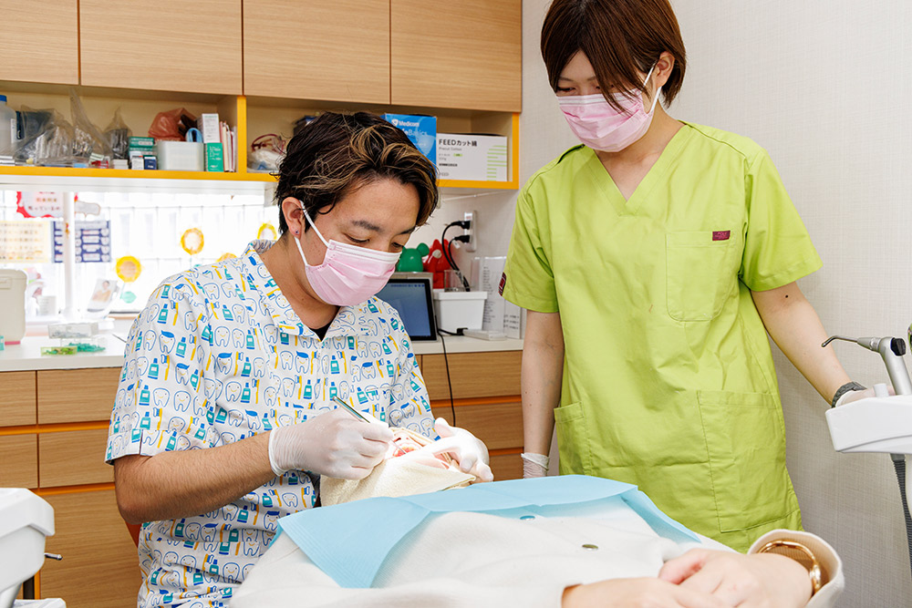 お口の中のチェック